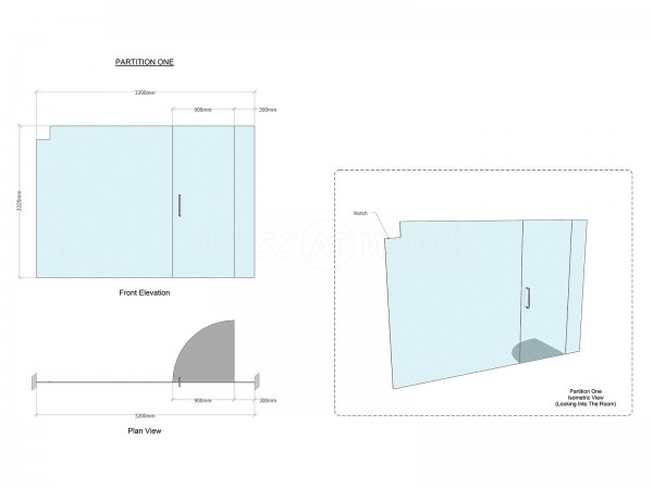 AKKA Technologies Ltd (Crewe, Cheshire): Office Partition Using Glass