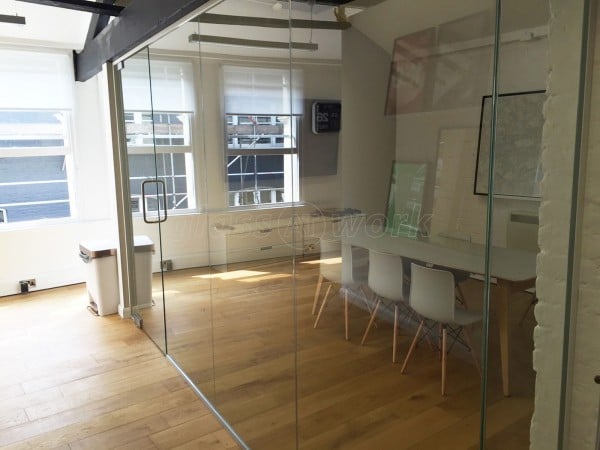 Socio Design (Clerkenwell, London): Office Glass Wall Under Tie Beam