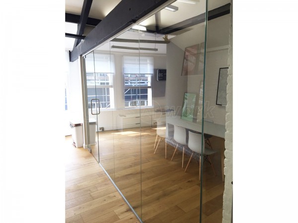 Socio Design (Clerkenwell, London): Office Glass Wall Under Tie Beam