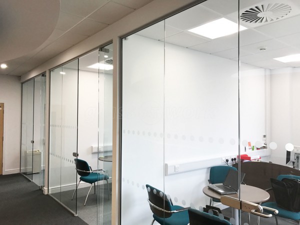 Leisure Technique Ltd (Brough, East Riding of Yorkshire): Single Glazed Glass Office Partitioning