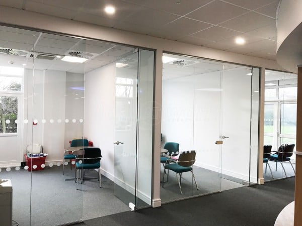 Leisure Technique Ltd (Brough, East Riding of Yorkshire): Single Glazed Glass Office Partitioning