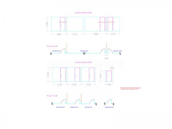 Leisure Technique Ltd (Brough, East Riding of Yorkshire): Single Glazed Glass Office Partitioning