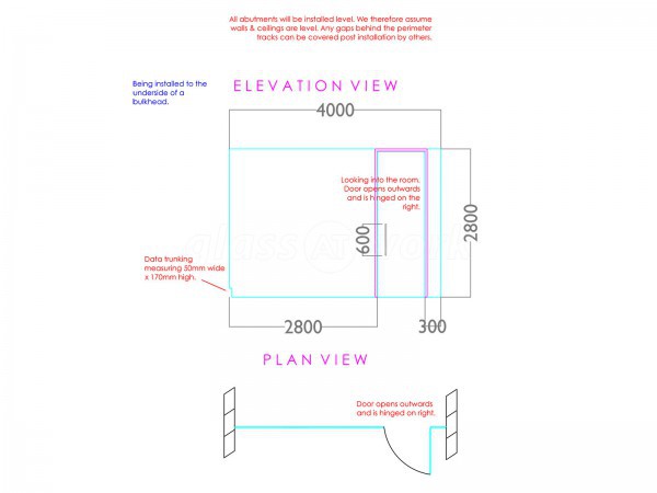 Open Room Events (Ealing, London): Laminated Acoustic Partitioning