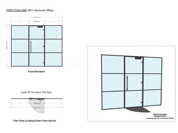 Octopus Architects (Liverpool, Merseyside): Industrial-Style Glass Walls Installation