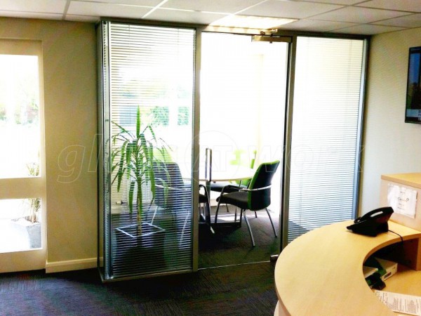 TH Clements & Son (Boston, Lincolnshire): Double Glazed Glass Partition With Blinds