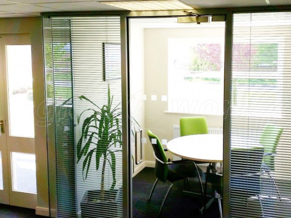 TH Clements & Son (Boston, Lincolnshire): Double Glazed Glass Partition With Blinds