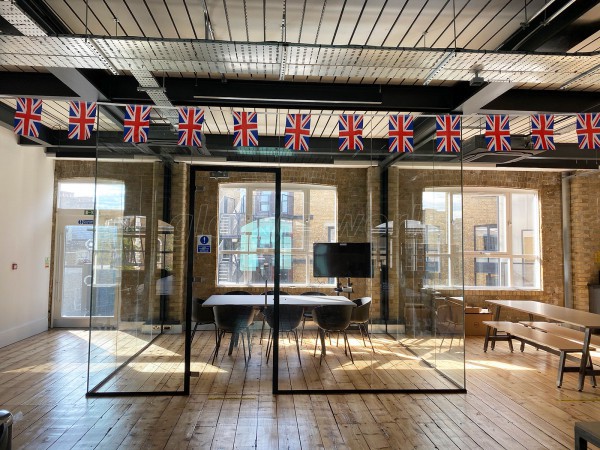 Payfit (Farringdon, London): Glazed Office Meeting Room Finished With Black Frame