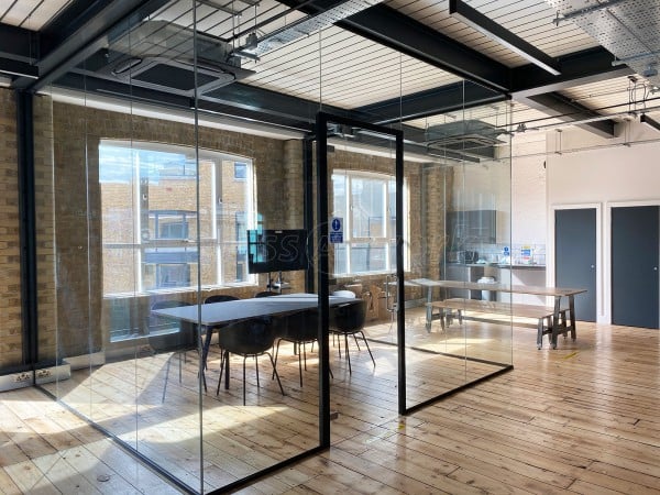 Payfit (Farringdon, London): Glazed Office Meeting Room Finished With Black Frame