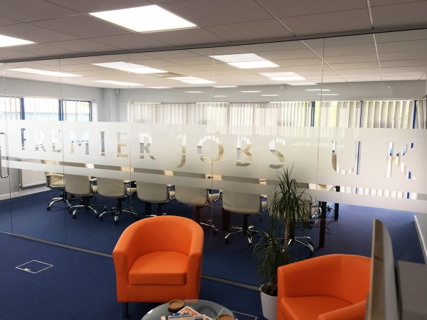 Premier Jobs UK Limited (Calne, Wiltshire): Glazed Office Partition Wall