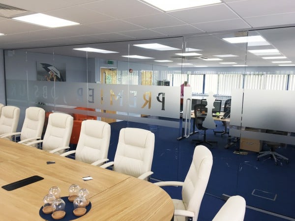 Premier Jobs UK Limited (Calne, Wiltshire): Glazed Office Partition Wall