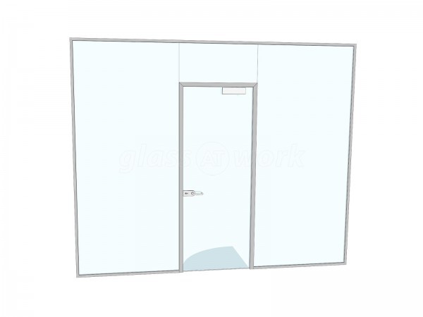 PrintedEasy (Letchworth, Hertfordshire): Inline Glass Office Partition With Acoustic Glazing