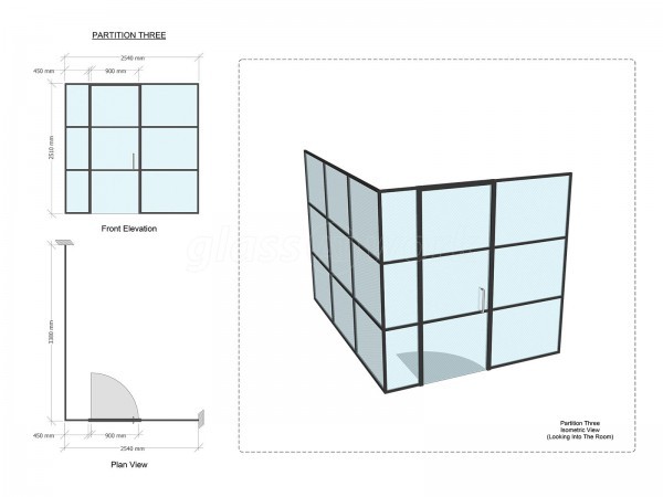 PSC UK CENTRAL SERVICES (City of London, London): Industrial-Style Soho Glazing Acoustic Glass Partitioning - Commercial Fit-out