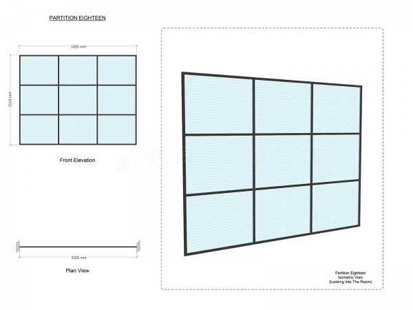 PSC UK CENTRAL SERVICES (City of London, London): Industrial-Style Soho Glazing Acoustic Glass Partitioning - Commercial Fit-out