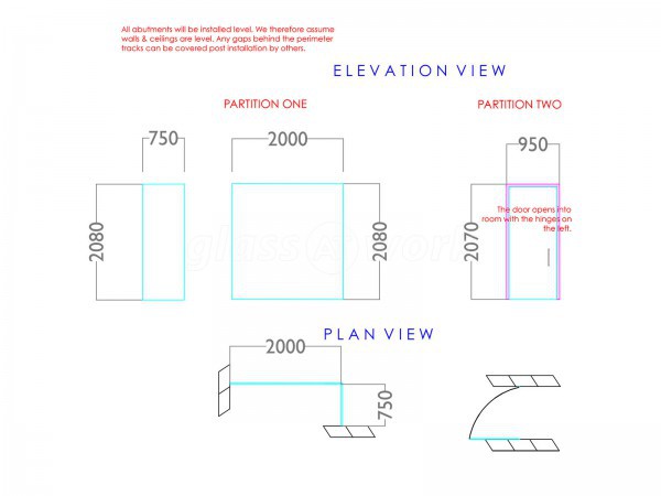 Quietus Management (Westminster, London): Acoustic Interior Glazed Walls