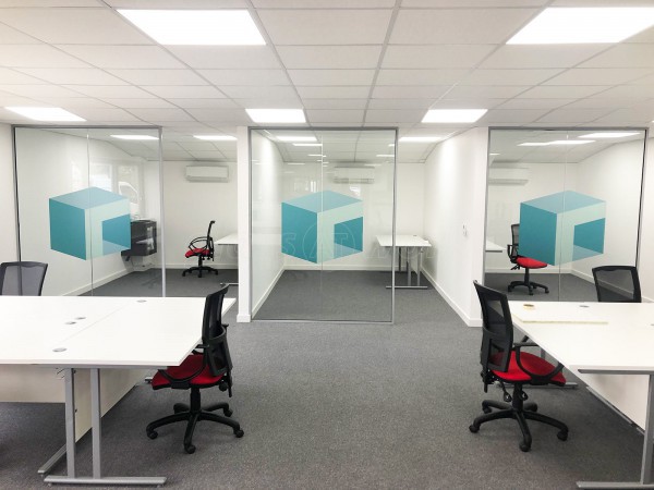 Ratiobox Group (Diss, Norfolk): Acoustic Glass Corner Room and Toughened Glass Open Ended Partitions