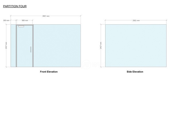 Ratiobox Group (Diss, Norfolk): Acoustic Glass Corner Room and Toughened Glass Open Ended Partitions