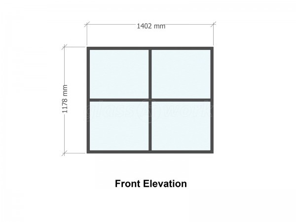 Domestic Project (Doncaster, South Yorkshire): T-Bar Glass Internal Window and Sliding Double Doors