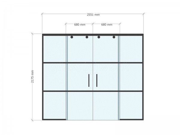 Domestic Project (Doncaster, South Yorkshire): T-Bar Glass Internal Window and Sliding Double Doors