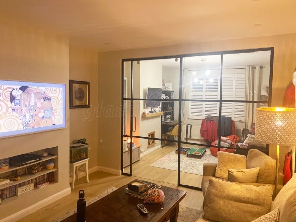 Domestic Project (Radlett, Hertfordshire): Heritage-Style Glass Wall With Sliding Door