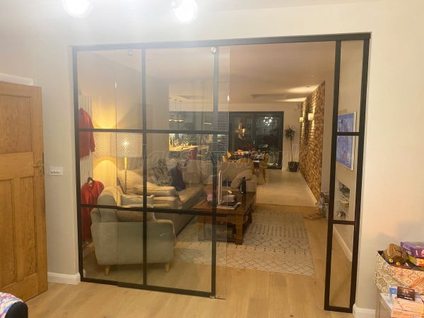 Domestic Project (Radlett, Hertfordshire): Heritage-Style Glass Wall With Sliding Door