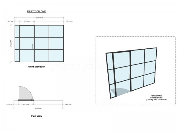Domestic Project (Harrogate, North Yorkshire): Acoustic Glass Industrial-Style Glazing With Black Frame