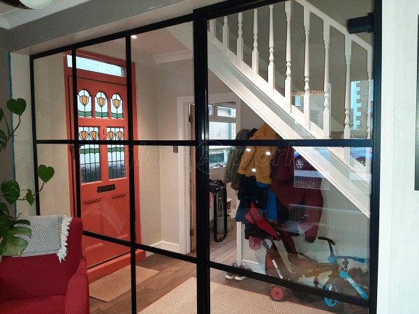 Domestic Project (Hampton Hill, London): Glass Partition Wall With Soundproofing