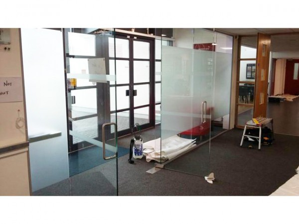 S & K Construction (Peacehaven, East Sussex): Glass Partition With Double Doors