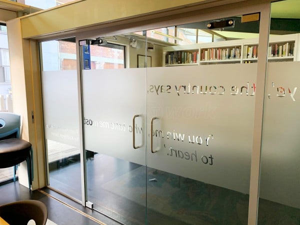 Scottish Poetry Library (City Centre, Edinburgh): Double Doors within Acoustic Single Glazed Partition