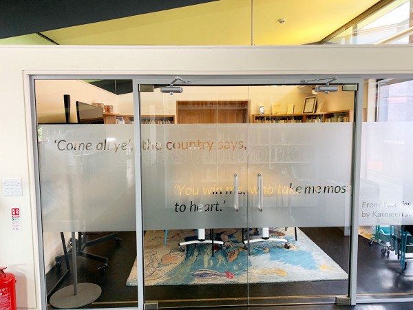 Scottish Poetry Library (City Centre, Edinburgh): Double Doors within Acoustic Single Glazed Partition