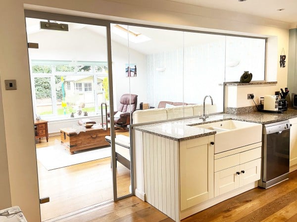 Residential Project (Edwalton, Nottingham): Half-Height Glass Wall Partition Using Laminated Acoustic Glass