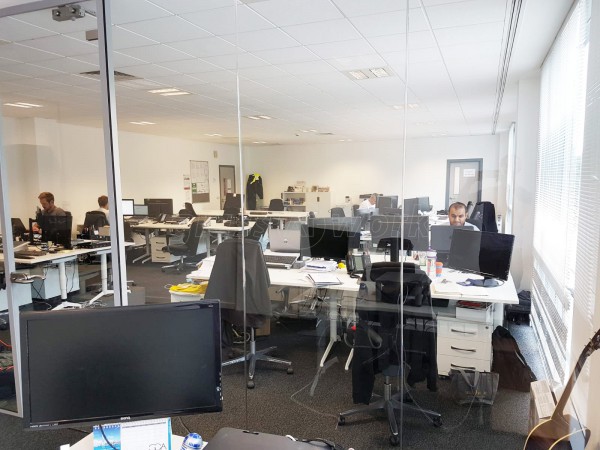 Sitec Infrastructure Services (Camberley, Surrey): Toughened Glass Corner Room