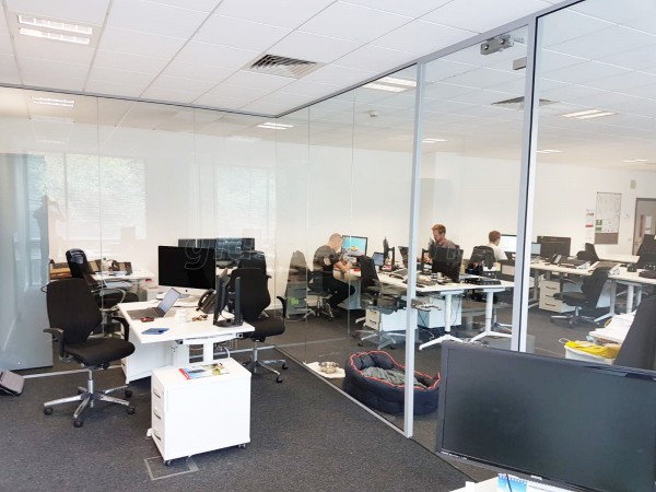 Sitec Infrastructure Services (Camberley, Surrey): Toughened Glass Corner Room