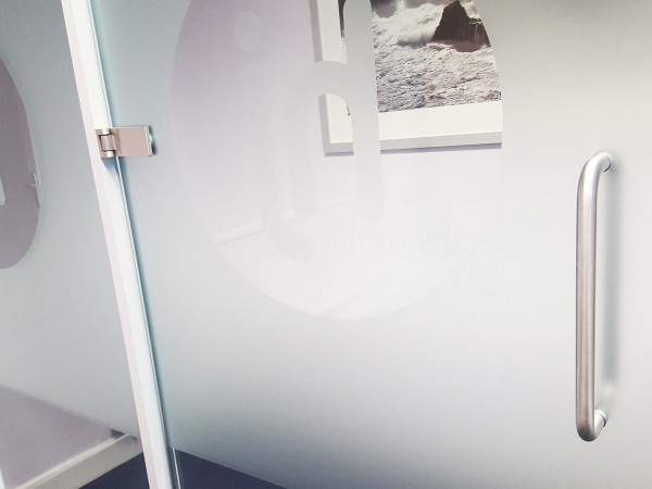 Hulljady Accountants (Bolton, Lancashire): Small Glass Office Screen and Framed Door