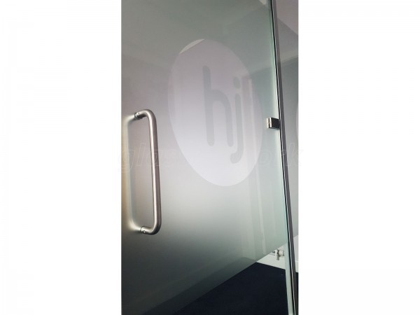 Hulljady Accountants (Bolton, Lancashire): Small Glass Office Screen and Framed Door