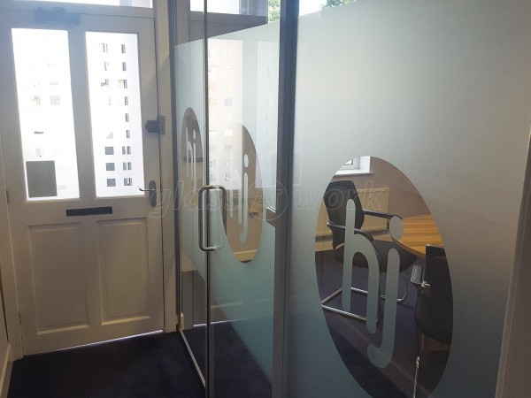 Hulljady Accountants (Bolton, Lancashire): Small Glass Office Screen and Framed Door