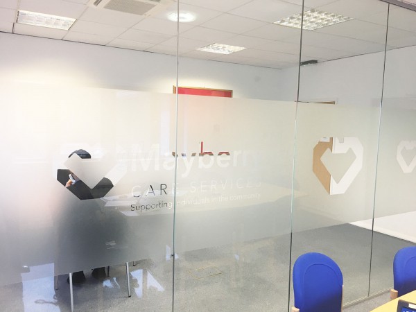 Mayberry Care Services (Aston, Birmingham): Glass Office Walls With Soundproofing