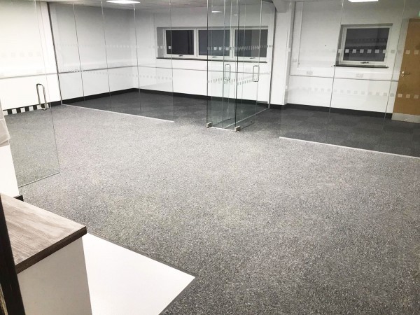 Stirlin Developments (Lincoln, Lincolnshire): Multiple Glass Office Partition Installation