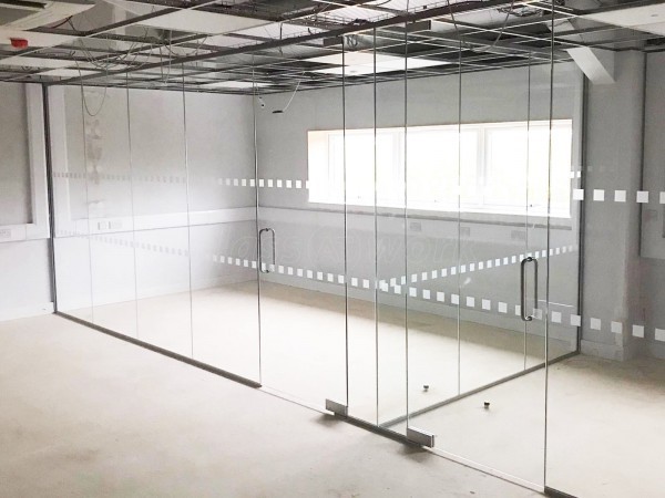 Stirlin Developments (Lincoln, Lincolnshire): Multiple Glass Office Partition Installation