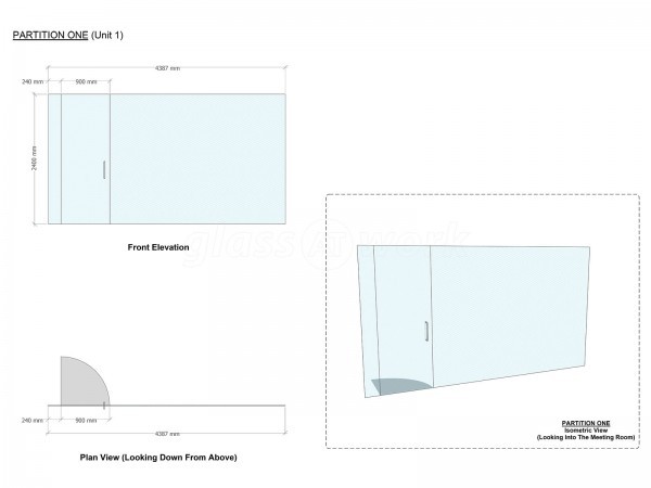 Stirlin Developments (Lincoln, Lincolnshire): Multiple Glass Office Partition Installation