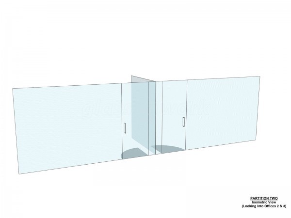 Stirlin Developments (Lincoln, Lincolnshire): Multiple Glass Office Partition Installation