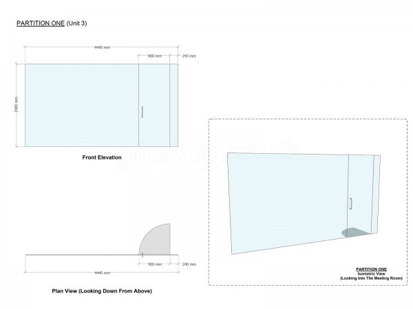 Stirlin Developments (Lincoln, Lincolnshire): Multiple Glass Office Partition Installation