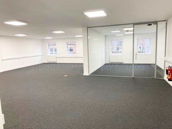 Stonegrave Properties Ltd (York, North Yorkshire): Small Glazed Office Divider With Glass Door