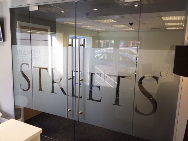 Streets Financial Consulting PLC (Lincoln, Lincolnshire): Glass Double Doors