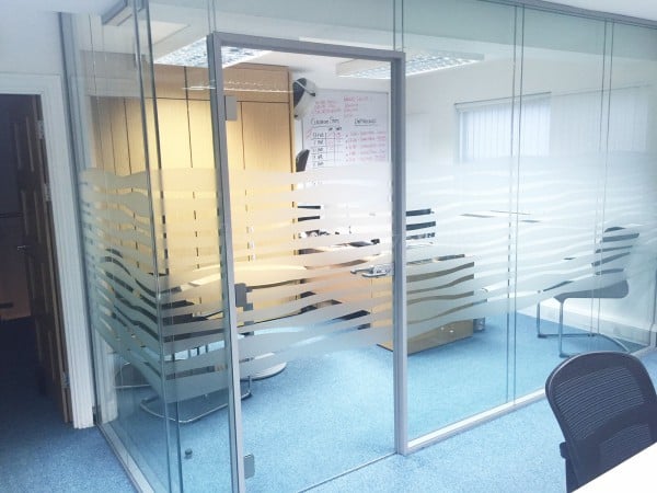 Double Glazed Frameless Glass Office Partitioning