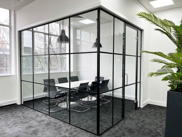 Tam (Liverpool, Merseyside): Aluminium Framed Industrial Style Glass Corner Offices