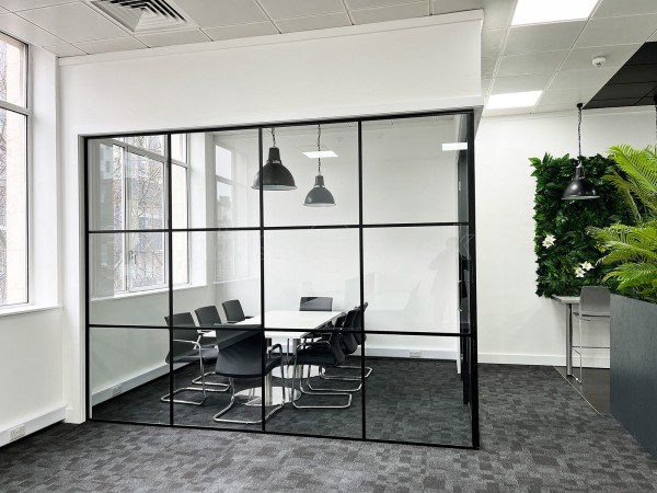 Tam (Liverpool, Merseyside): Aluminium Framed Industrial Style Glass Corner Offices