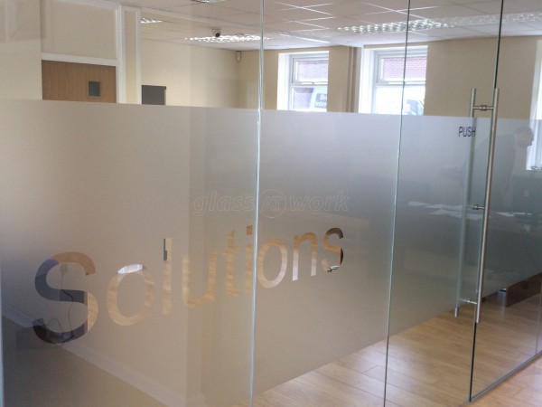 Tax Solutions Ltd (Darnall, Sheffield): Glass Office Partition