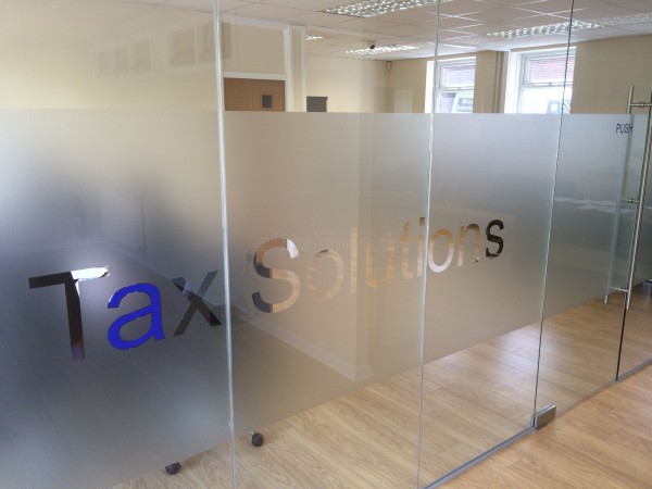 Tax Solutions Ltd (Darnall, Sheffield): Glass Office Partition