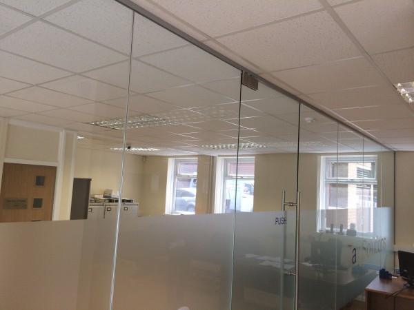 Tax Solutions Ltd (Darnall, Sheffield): Glass Office Partition