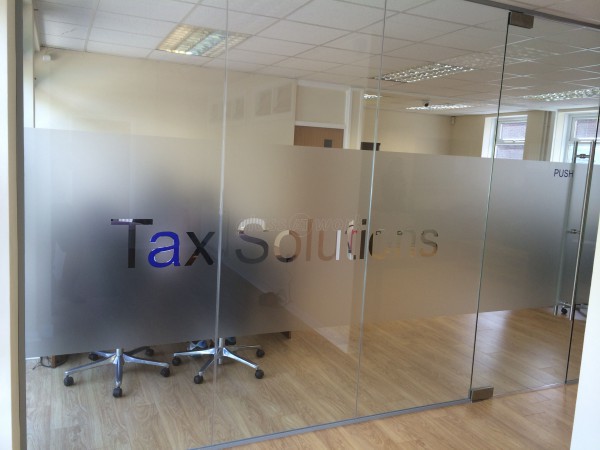 Tax Solutions Ltd (Darnall, Sheffield): Glass Office Partition